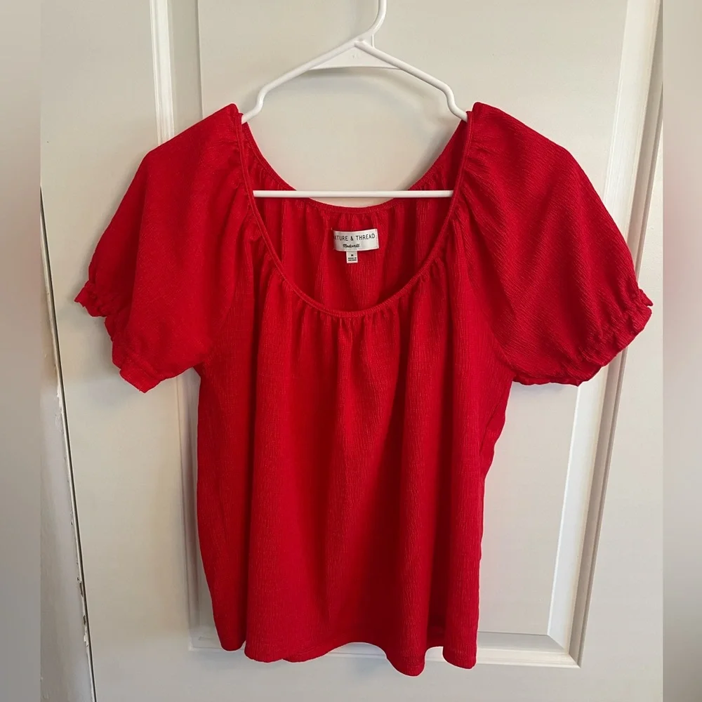 Texture & Thread Madewell top - Picture 1 of 2